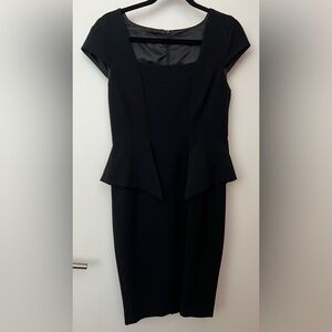 Zara Basics - Peplum Black Dress - Size: Medium